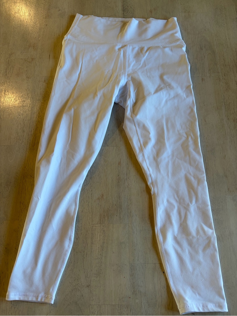 Fabletics White Kids Leggings - Lightweight Active Bottoms